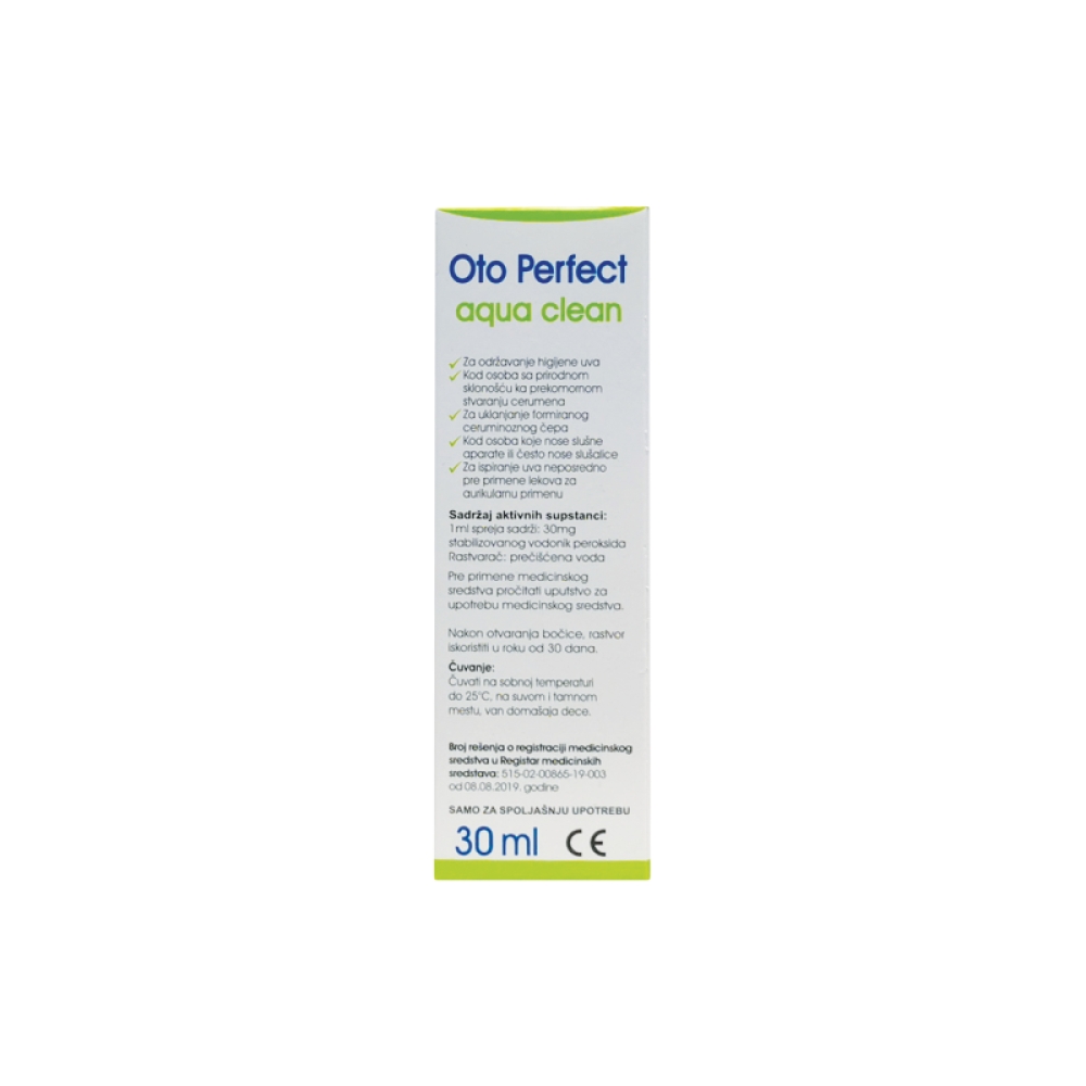 Oto Perfect Aqua Clean sprej za uši 30 ml Markfarm apoteka