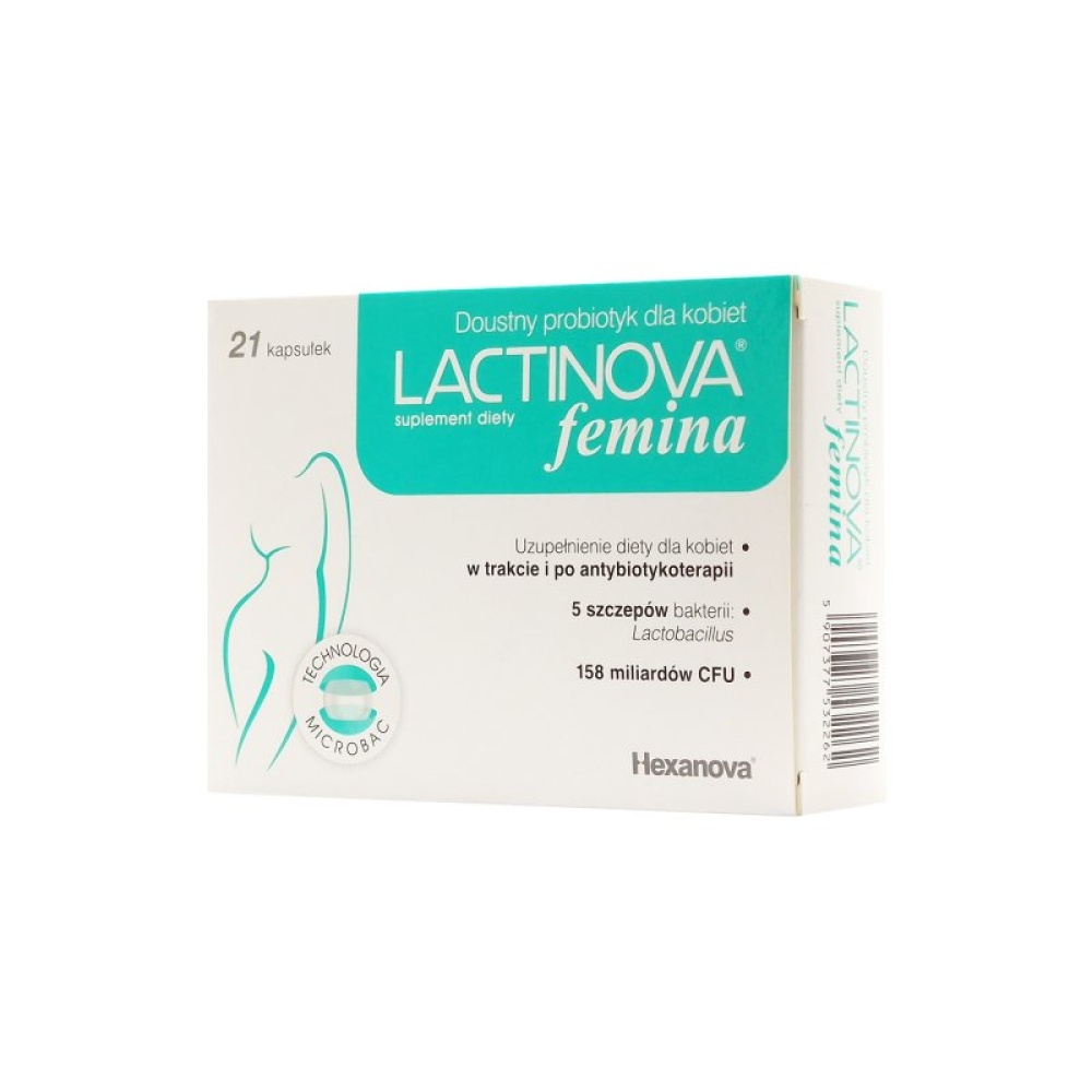 Lactinova Femina 21 Kapsula Markfarm Apoteka 2421