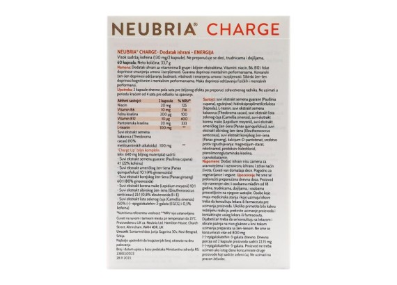 Neubria Energy 60 kapsula