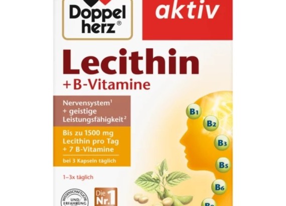 Doppel Herz Lecithin+ B 40 kapsula