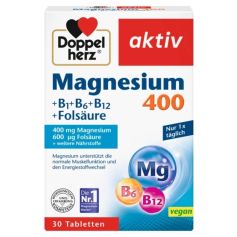 Doppel Herz Magnezijum 400 + Folna Kiselina 30 tableta
