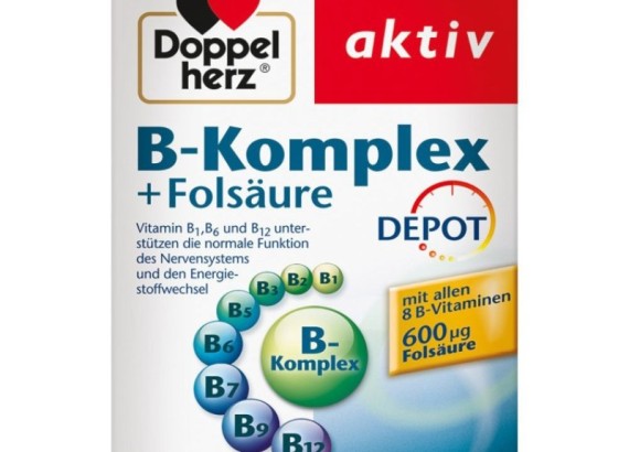 Doppel Herz B komplex + Folna kiselina 45 tableta