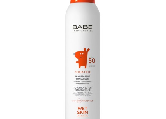 BABE Pediatric Transparent Sunscreen Wet Skin sprej SPF 50 200 ml