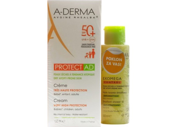 A-Derma Protect AD krema SPF 50+ 150 ml