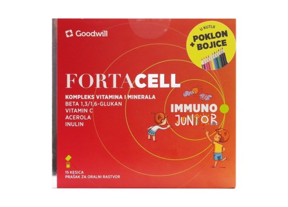 Fortacell Immuno Junior 15 kesica