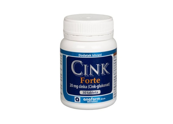 Cink Forte 20 mg 30 tableta