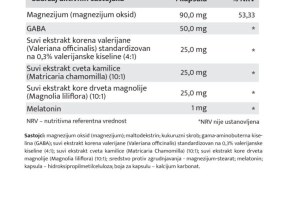 Kaltex Advanced Sleep formula 30 vege kapsula